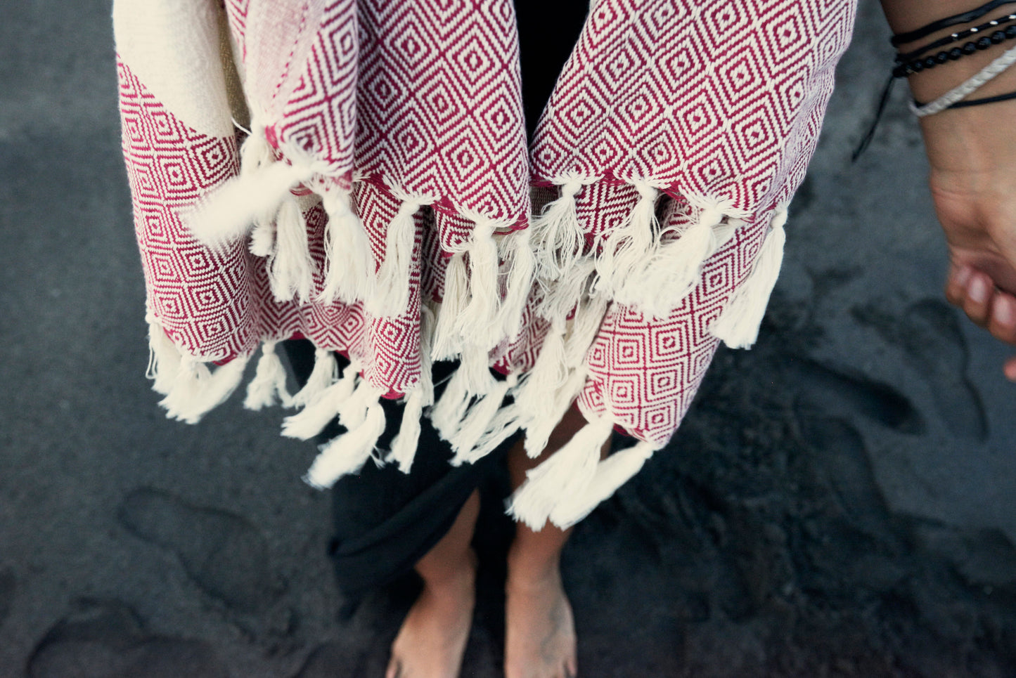 Hamam Towel Charlotte Red by HAMAMISTA