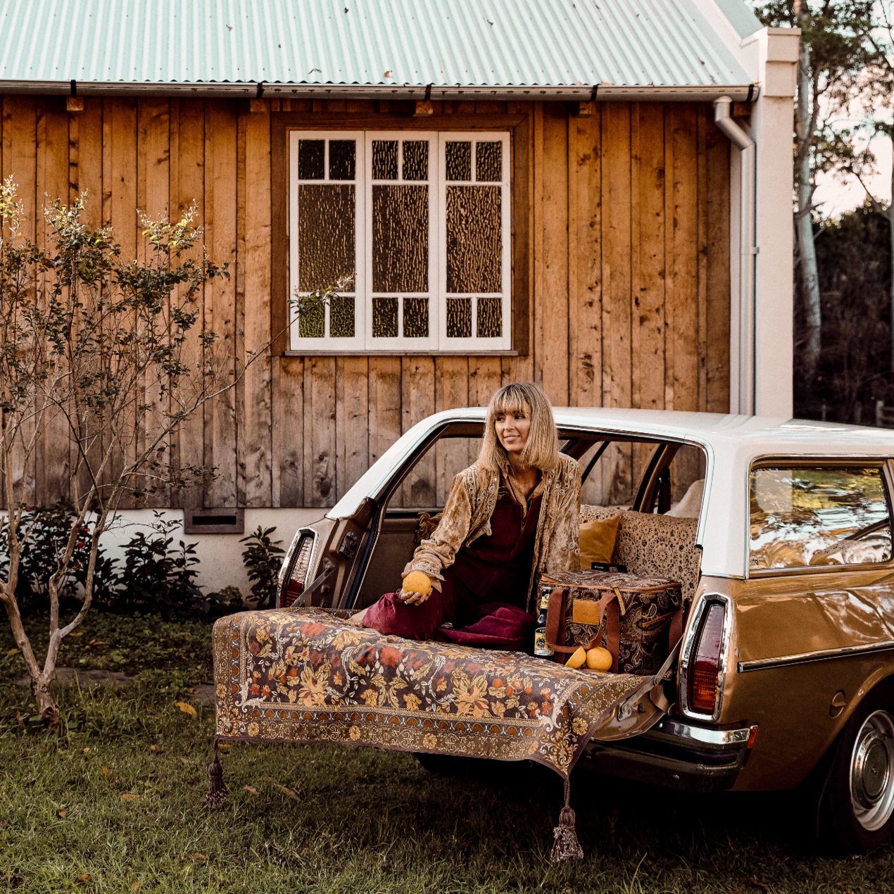 Spice Forest Picnic Rug by WANDERING FOLK