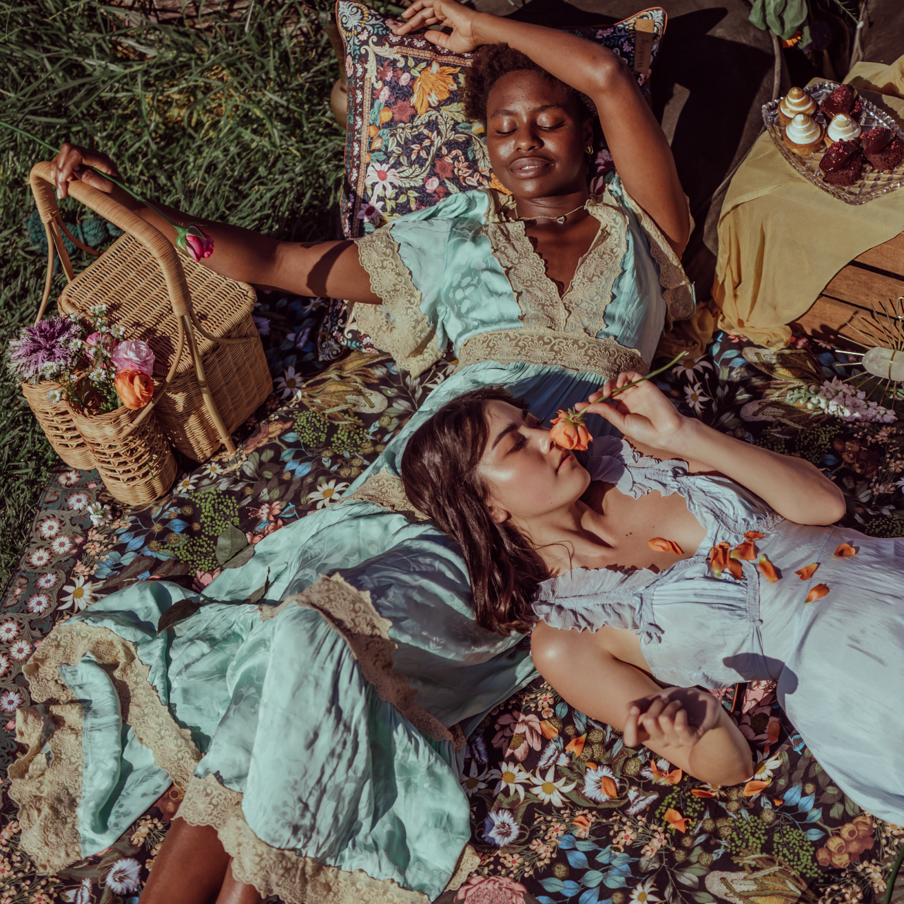Emerald Forest Picnic Rug by WANDERING FOLK