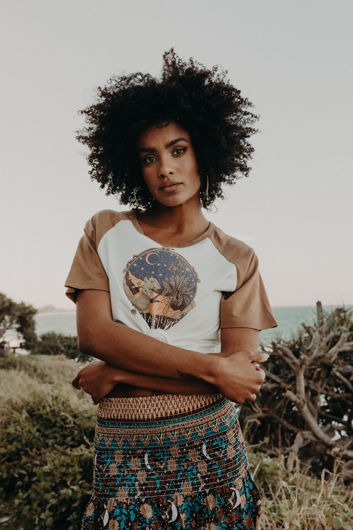 Ladies Split Skirt by CHASING RIVERS