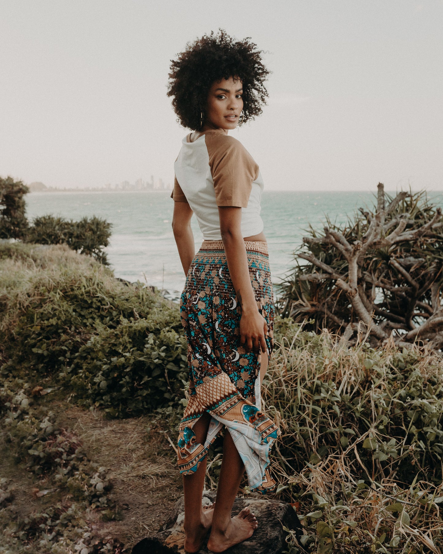 Ladies Split Skirt by CHASING RIVERS