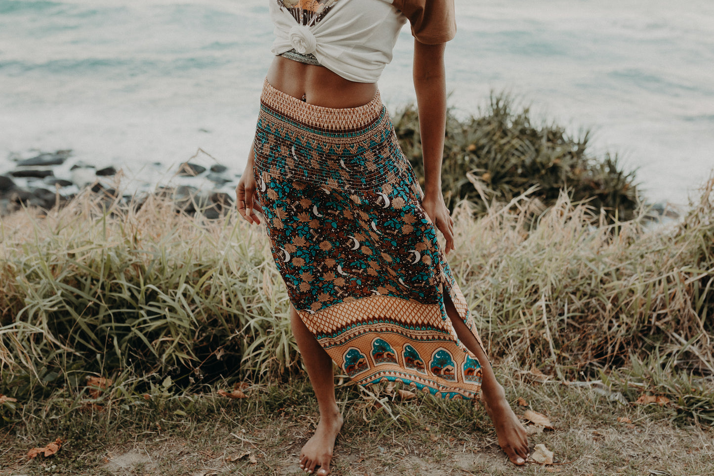 Ladies Split Skirt by CHASING RIVERS