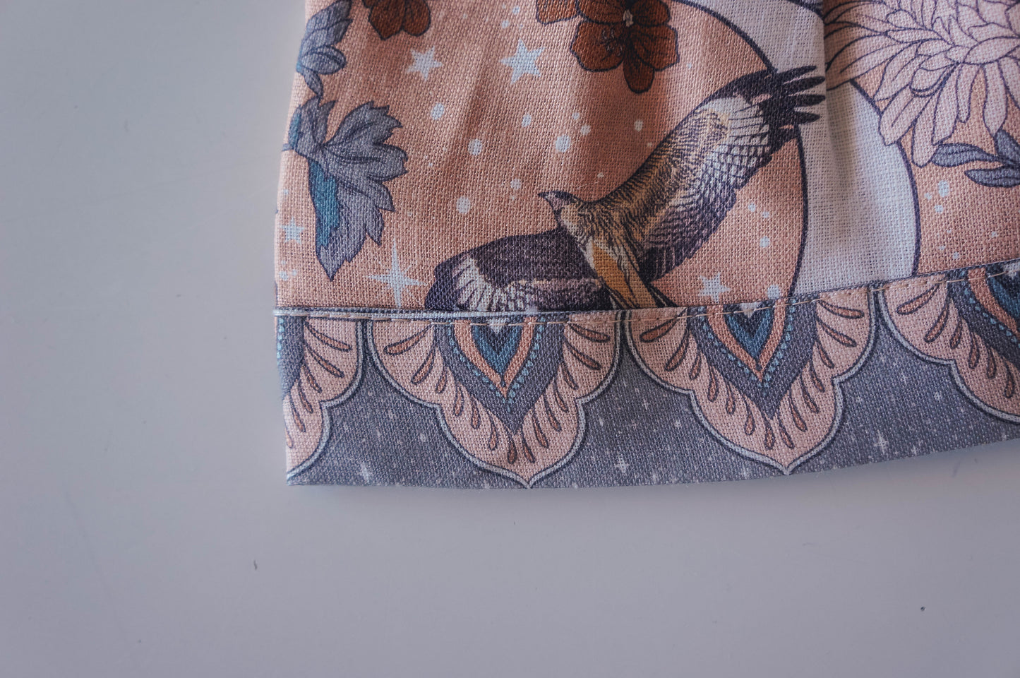 Linen Girls Skirt Diamond Skies by CHASING RIVERS