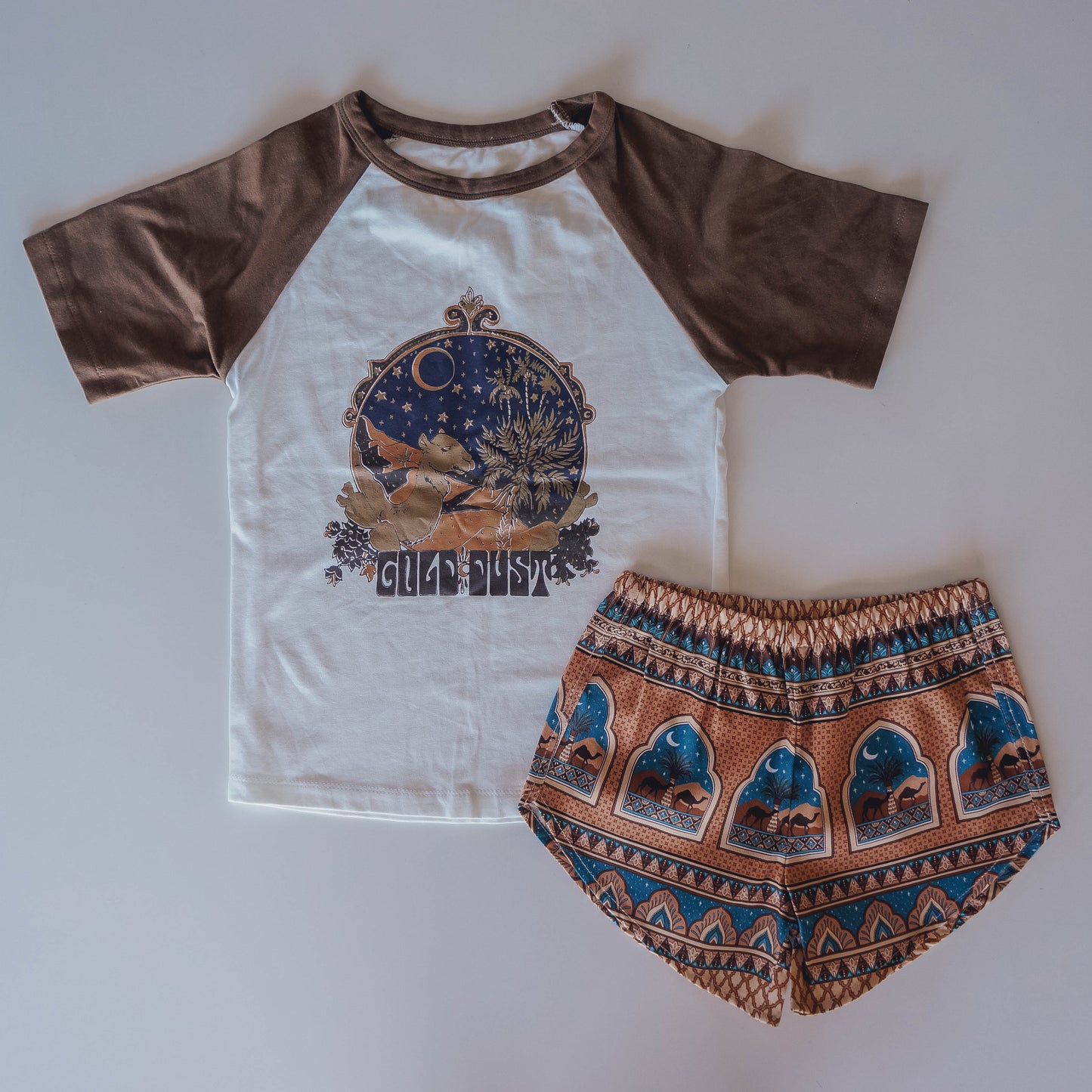 Gold Dust Raglan Tee by CHASING RIVERS