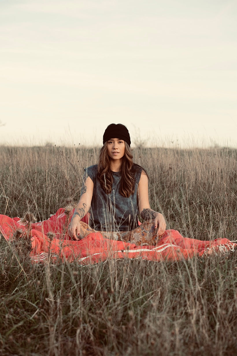 Hamam Towel Leyla XXL Red by HAMAMISTA