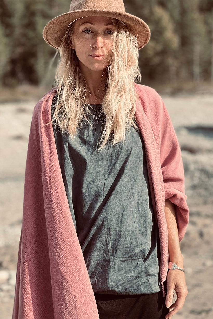 Hamam Towel Lale Foamy Pink by HAMAMISTA
