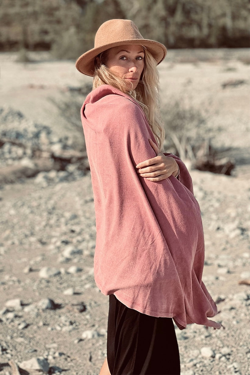 Hamam Towel Lale Foamy Pink by HAMAMISTA