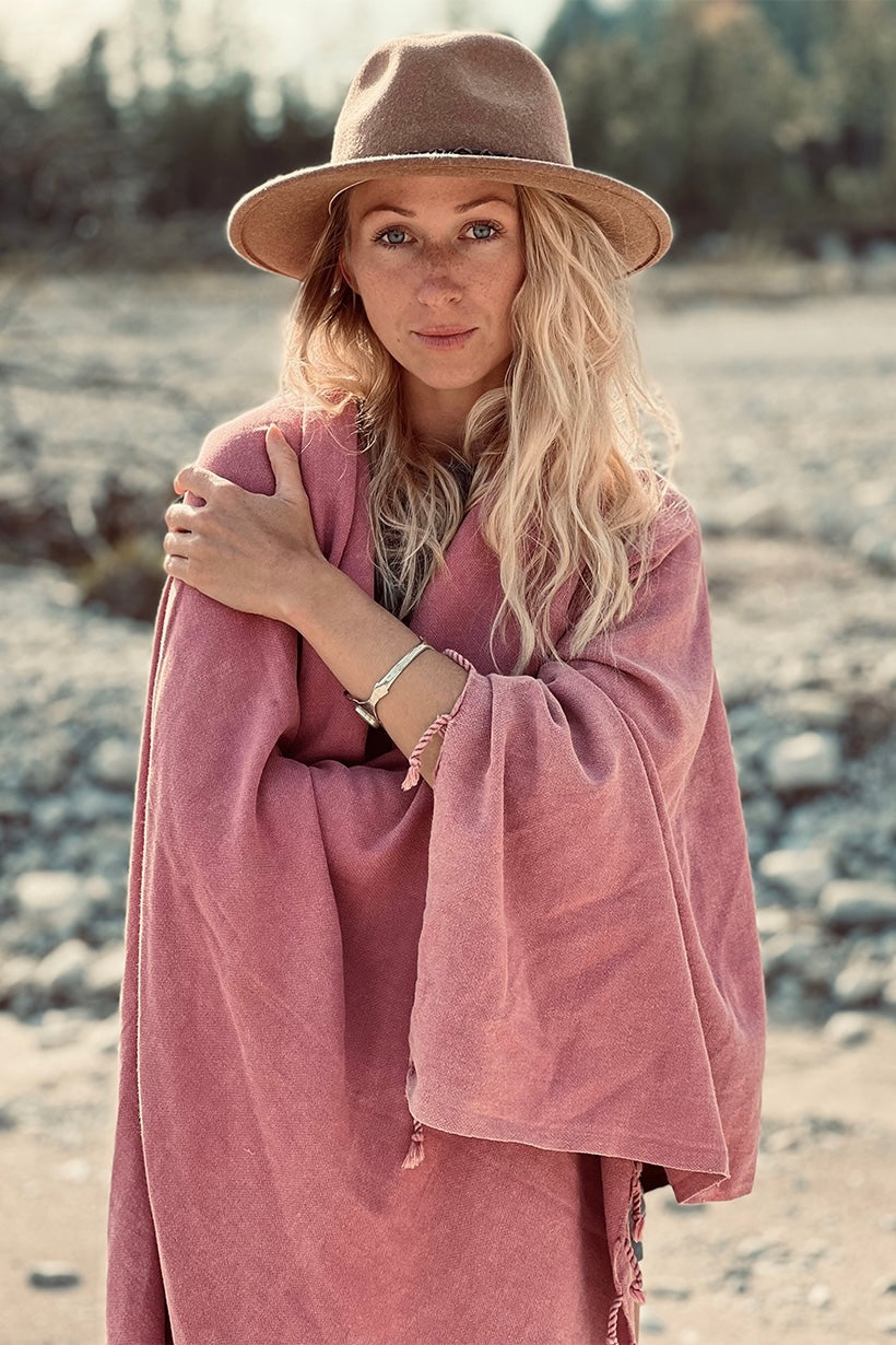Hamam Towel Lale Foamy Pink by HAMAMISTA