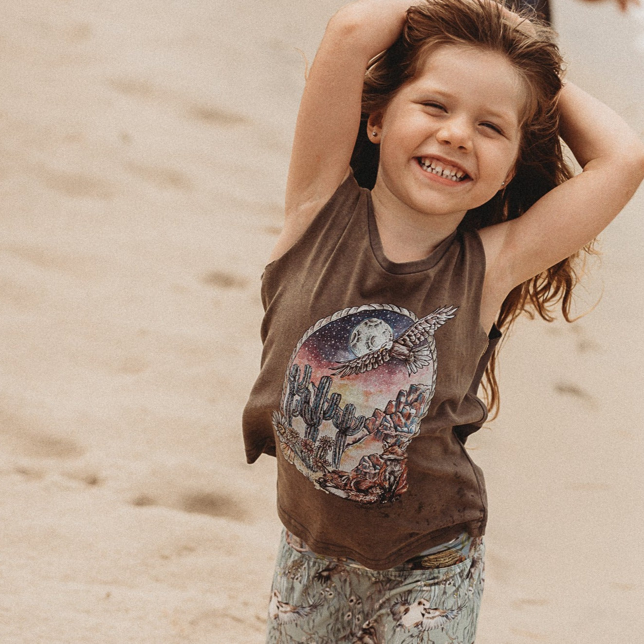 Wild Fox Singlet by CHASING RIVERS