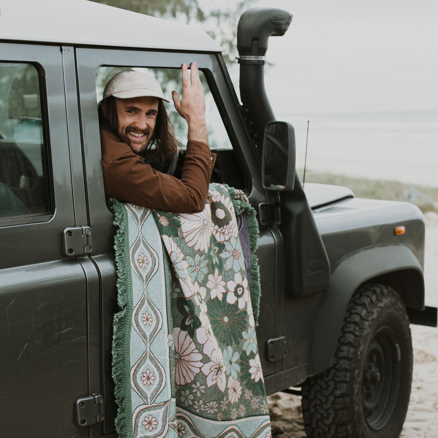 Wandering Folk Throw Peppermint by WANDERING FOLK