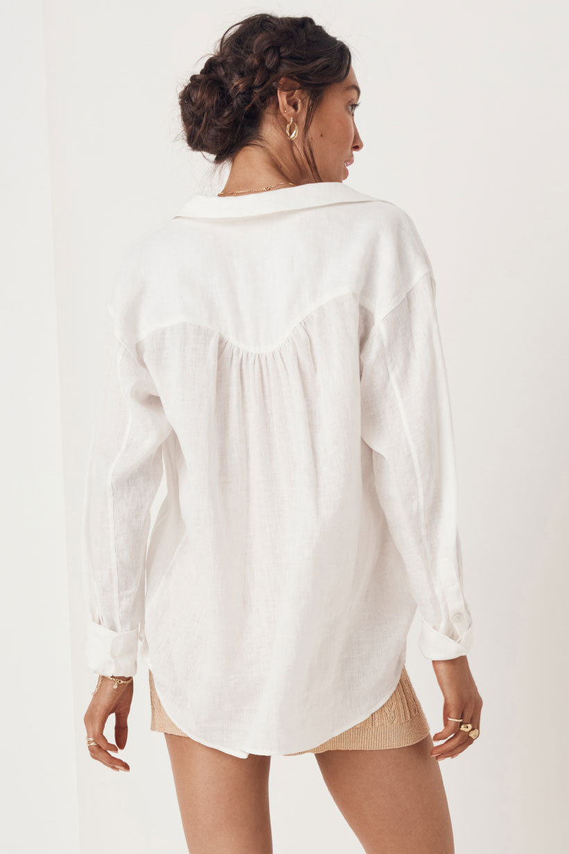 Basic Linen Blouse