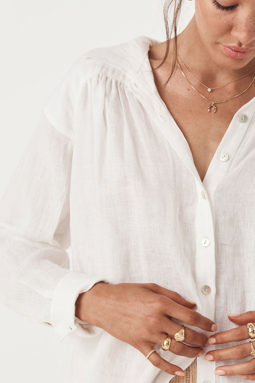 Basic Linen Blouse