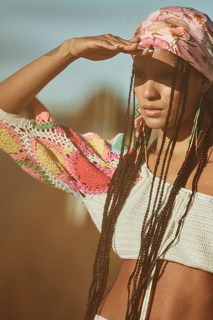 Let The Sunshine In Crochet Top