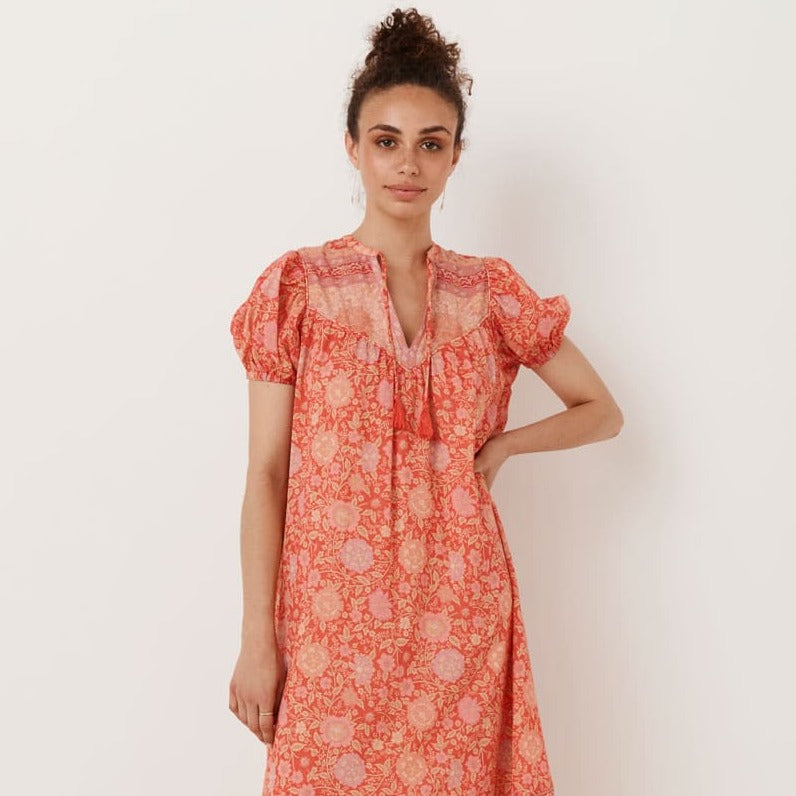 Love Story Short Sleeve Boho Dress