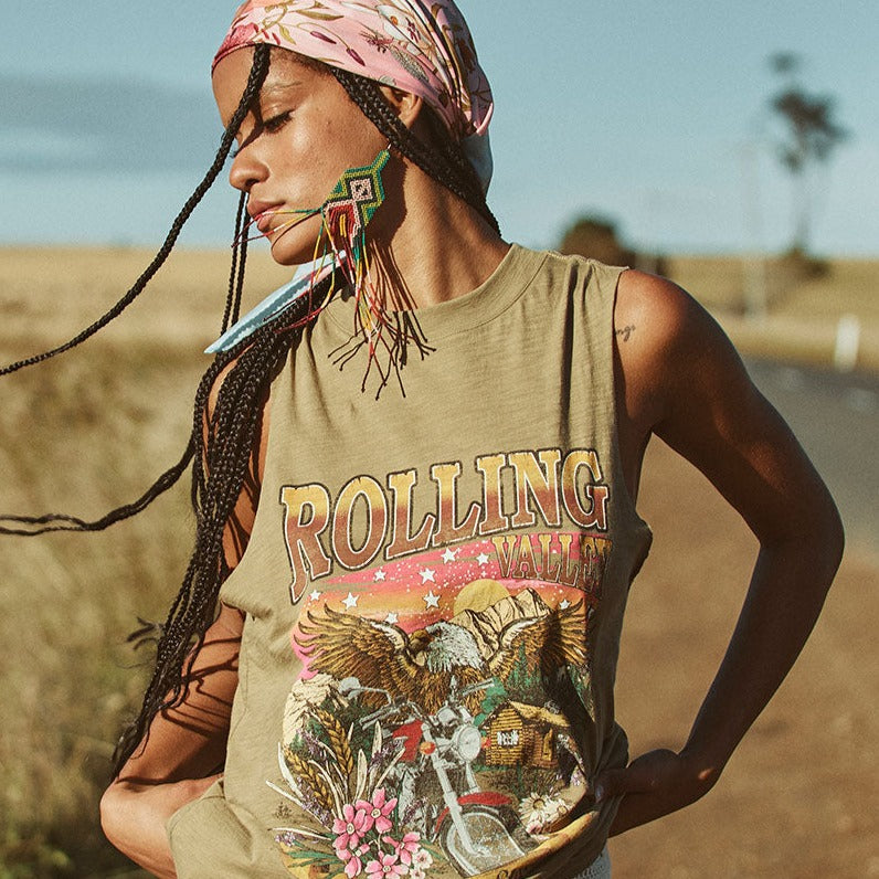 Rolling Valley Muscle Tank by SPELL