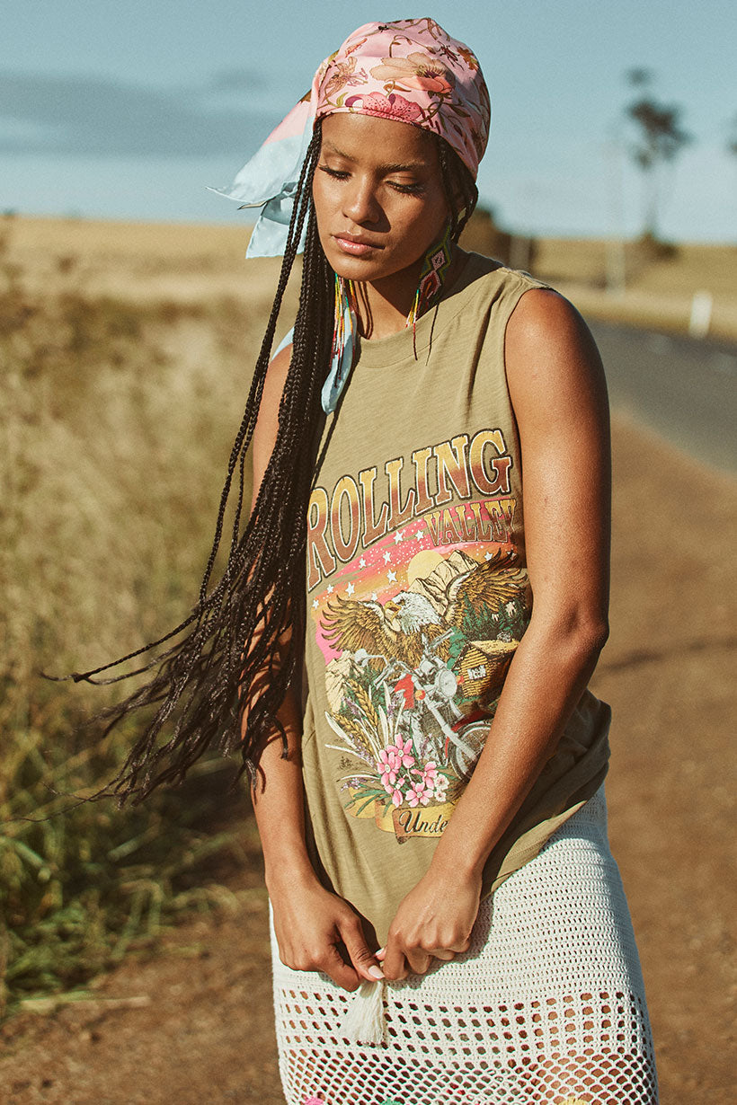 Rolling Valley Muscle Tank by SPELL