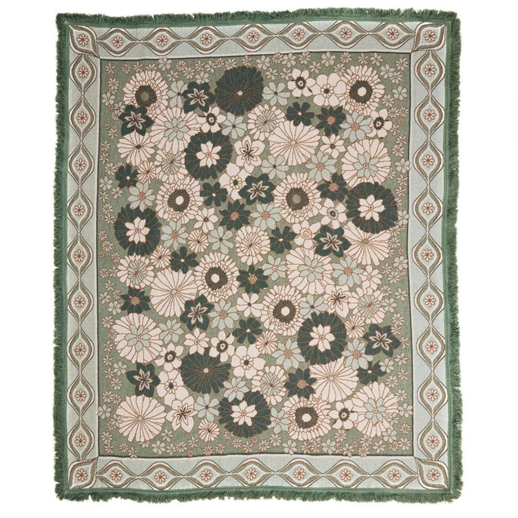 Wandering Folk Throw Peppermint by WANDERING FOLK