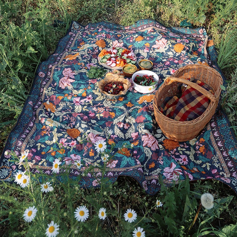 Emerald Forest Picnic Rug by WANDERING FOLK