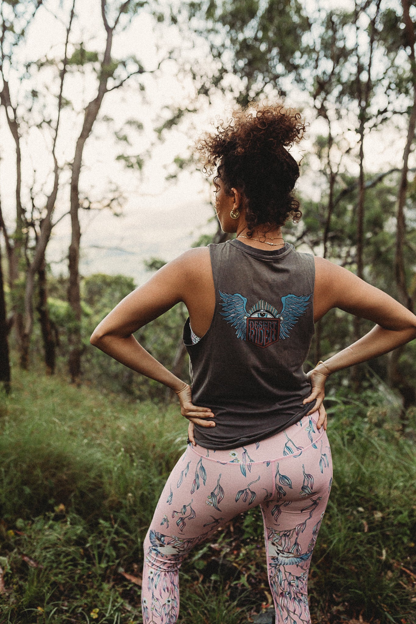 Ladies Leggings Grounded Pink by CHASING RIVERS