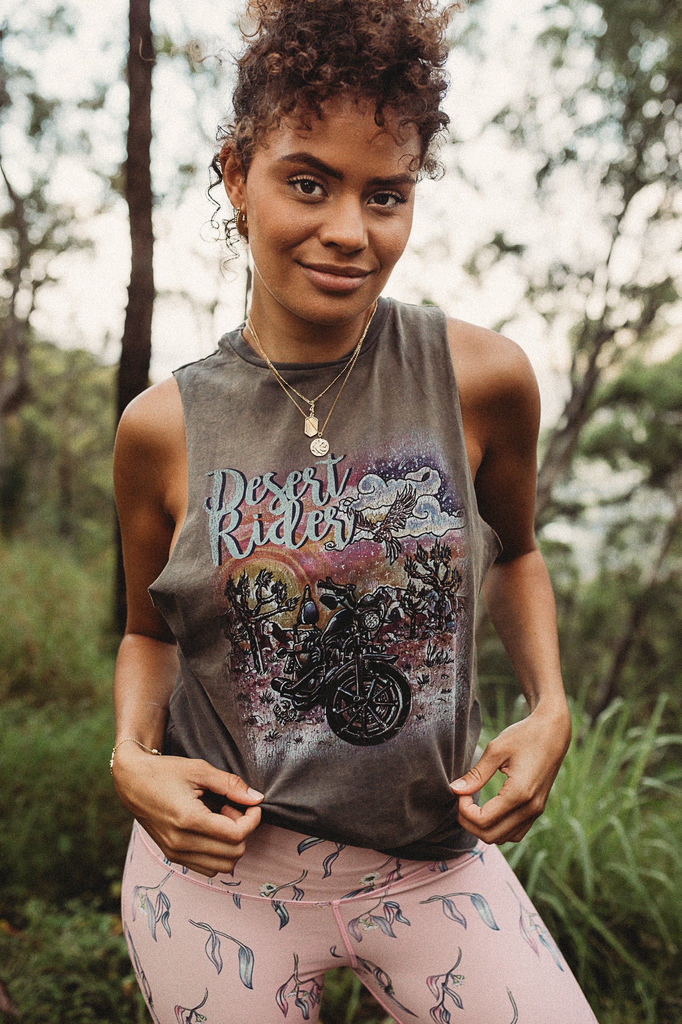 Desert Rider Muscle Tank by CHASING RIVERS