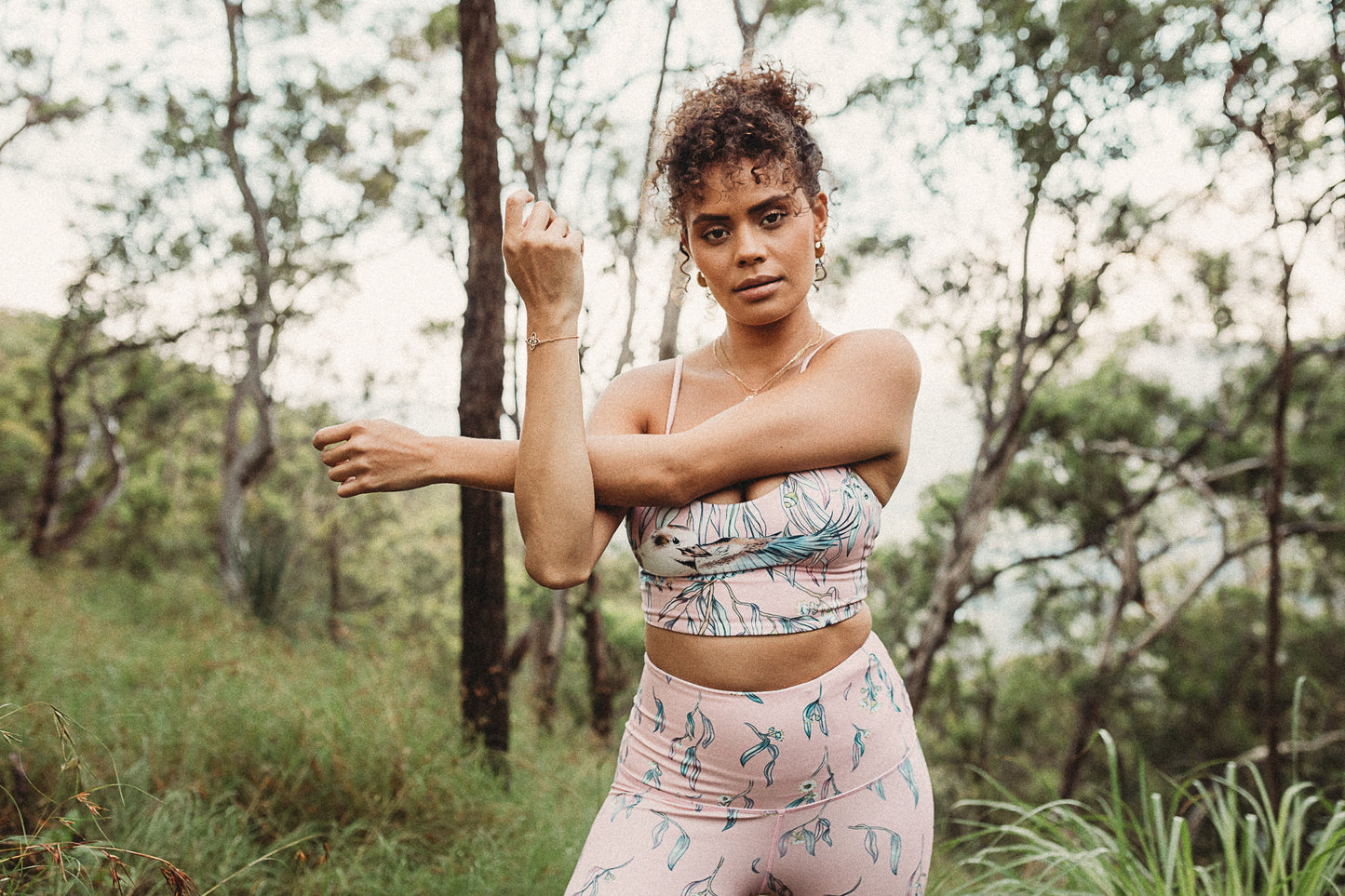 Ladies Leggings Grounded Pink by CHASING RIVERS