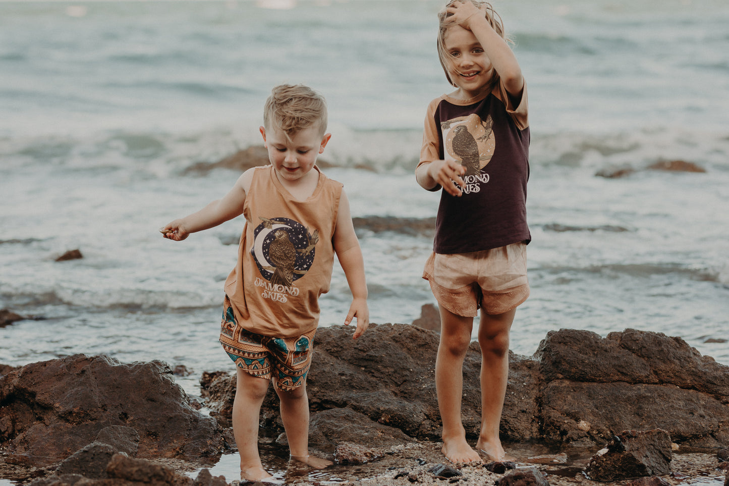 Diamond Skies Raglan Tee by CHASING RIVERS
