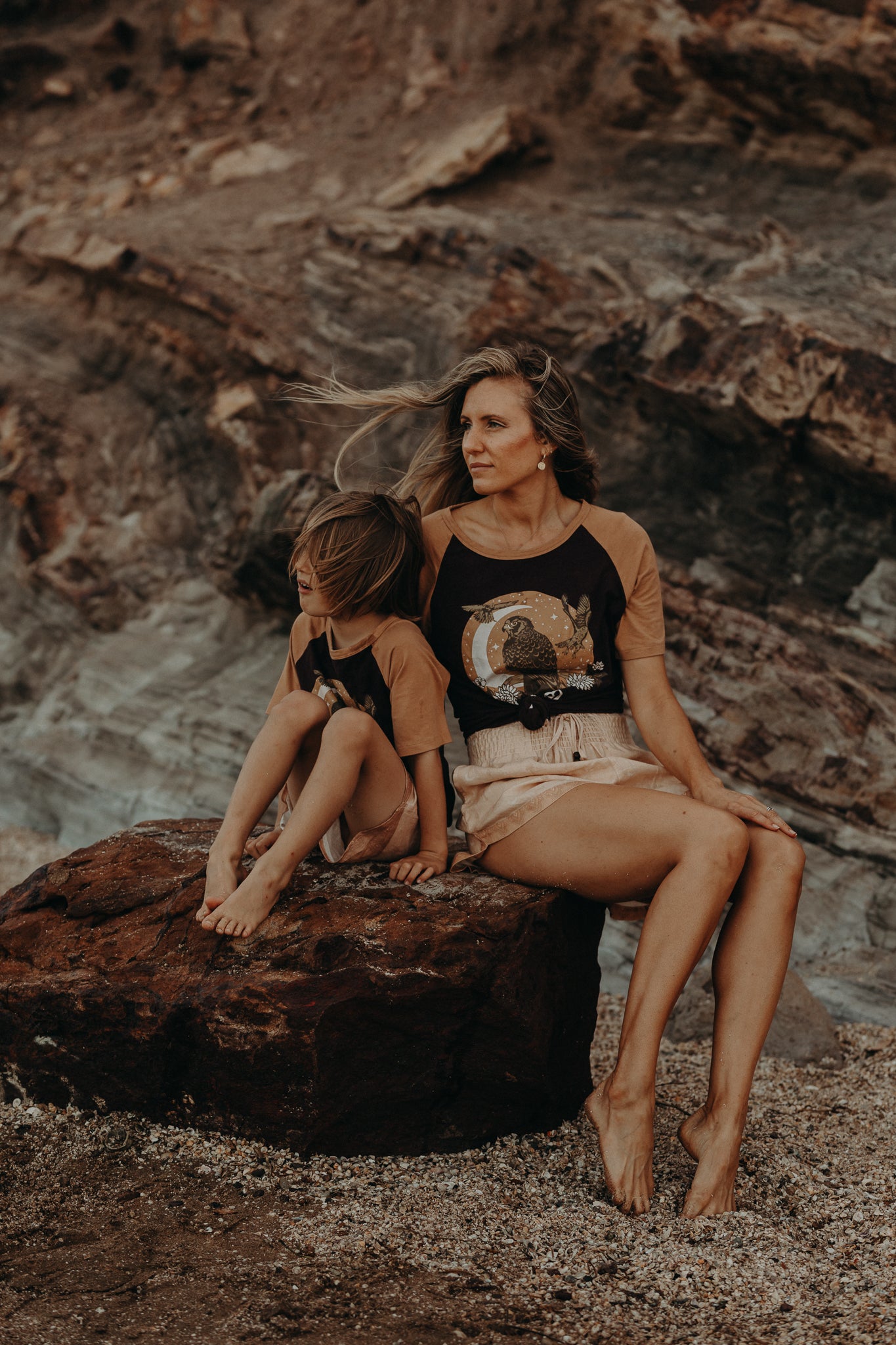 Diamond Skies Raglan Tee by CHASING RIVERS